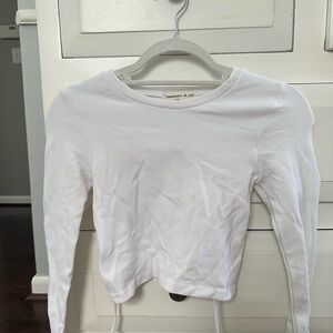 Somewhere in L.A brand open back cropped long sleeve size small